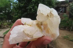 Natural Cascading Candle Quartz Clusters x 6 From Antsirabe, Madagascar