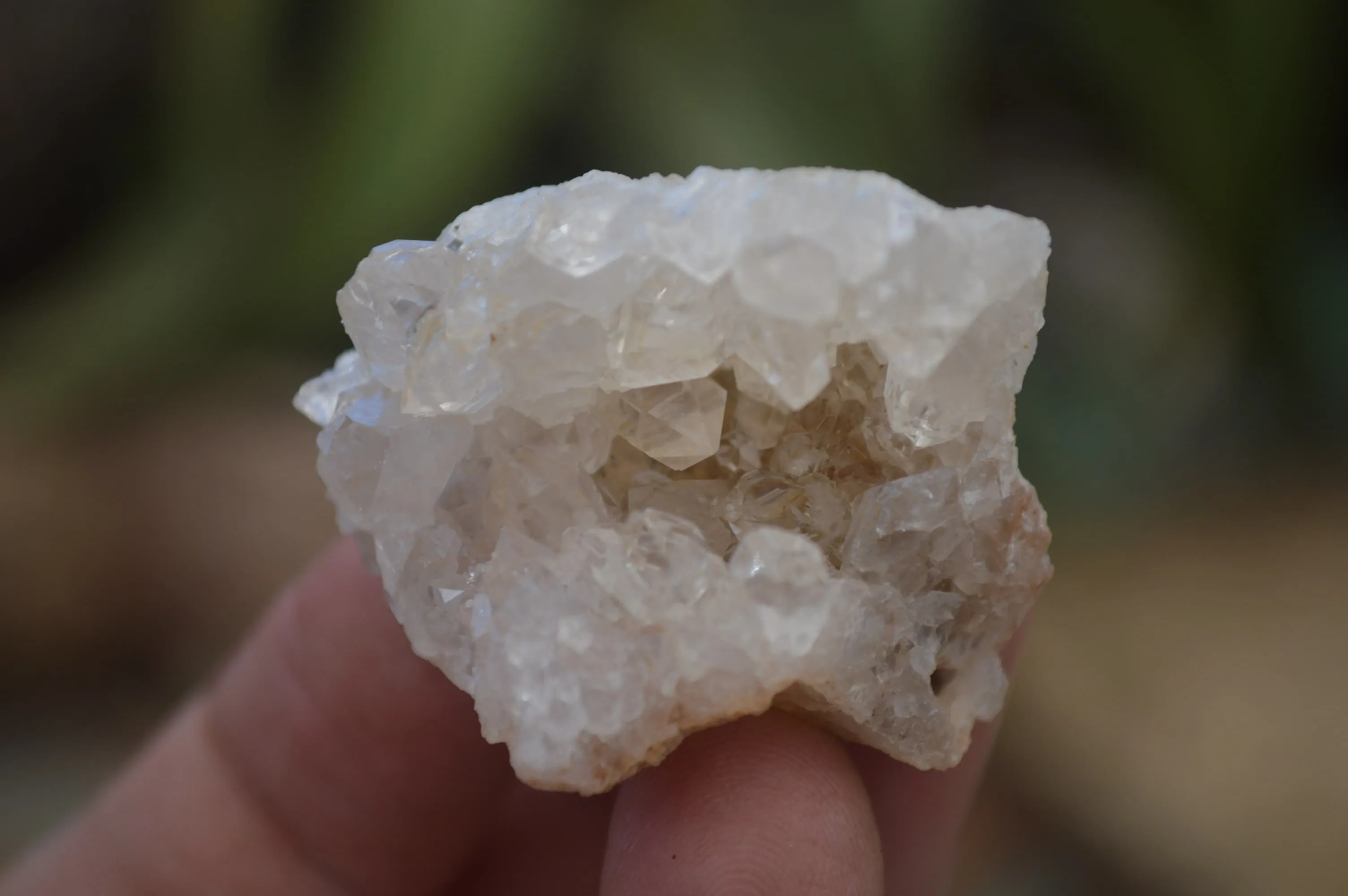 Natural Golden Limonite Quartz Clusters x 33 From Zambia