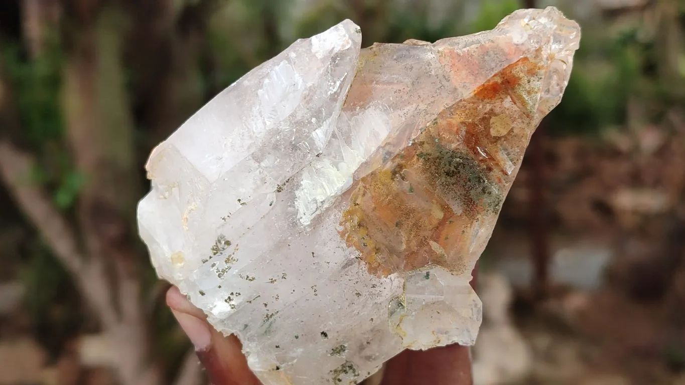 Natural Large Mixed Brandberg Quartz Crystals x 6 From Brandberg, Namibia