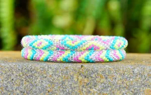 Neon Summer Bracelet set of 2 - Extended 8"