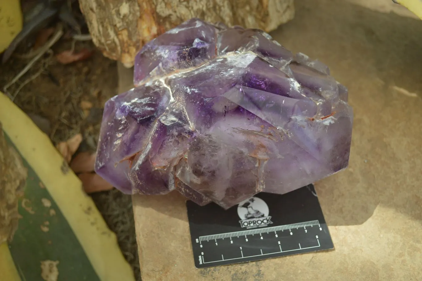 Polished Cascading Window Amethyst Quartz Crystal Formation x 1 From Madagascar