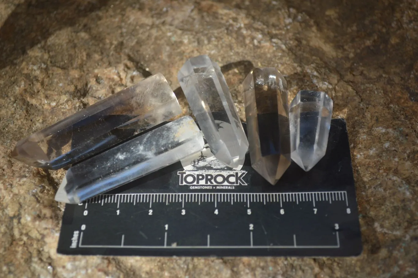 Polished Clear & Smokey Quartz Jewellery Points x 31 From Madagascar