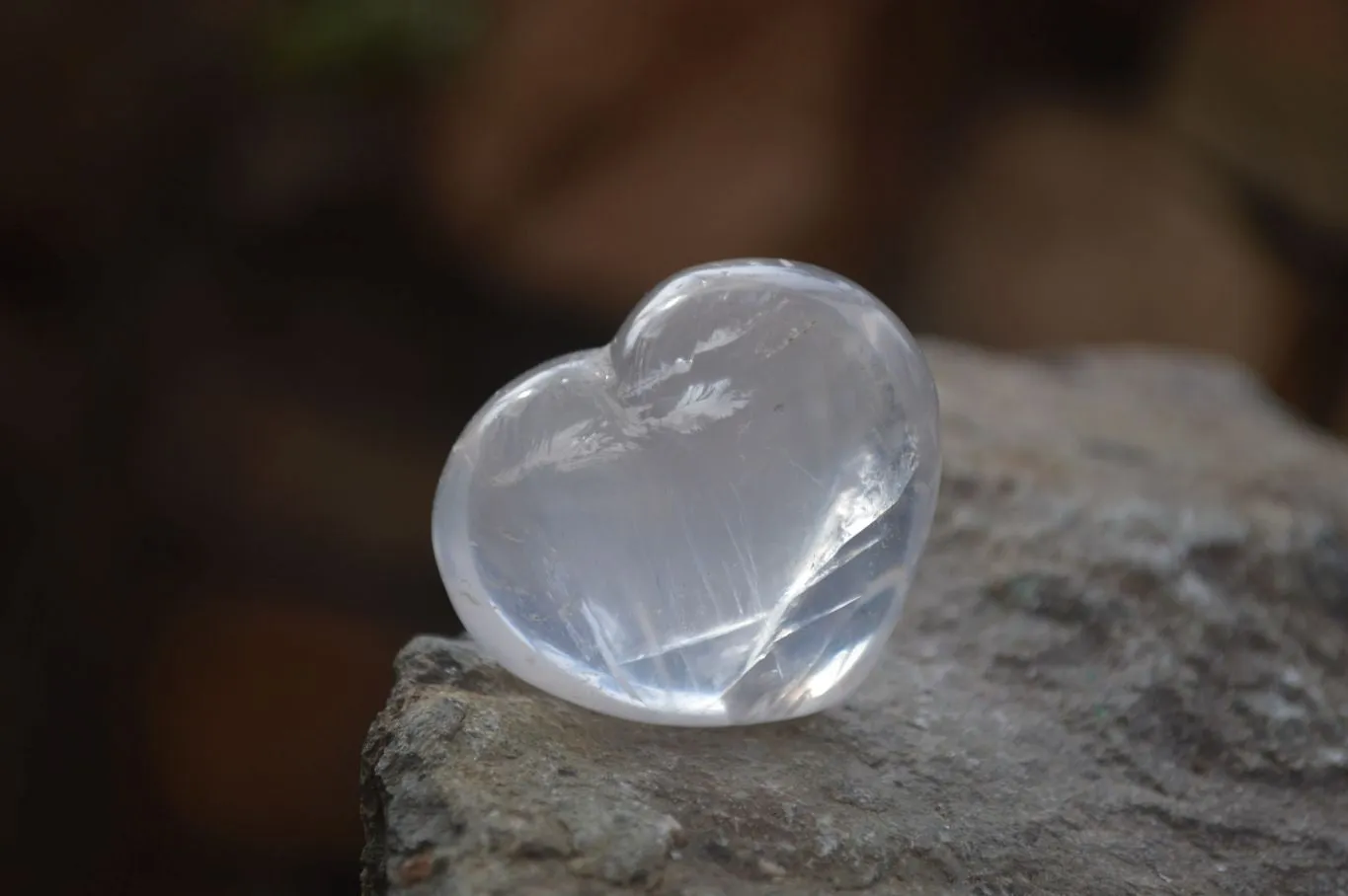 Polished Mini Girasol Pearl Quartz Hearts x 20 From Ambatondrazaka, Madagascar