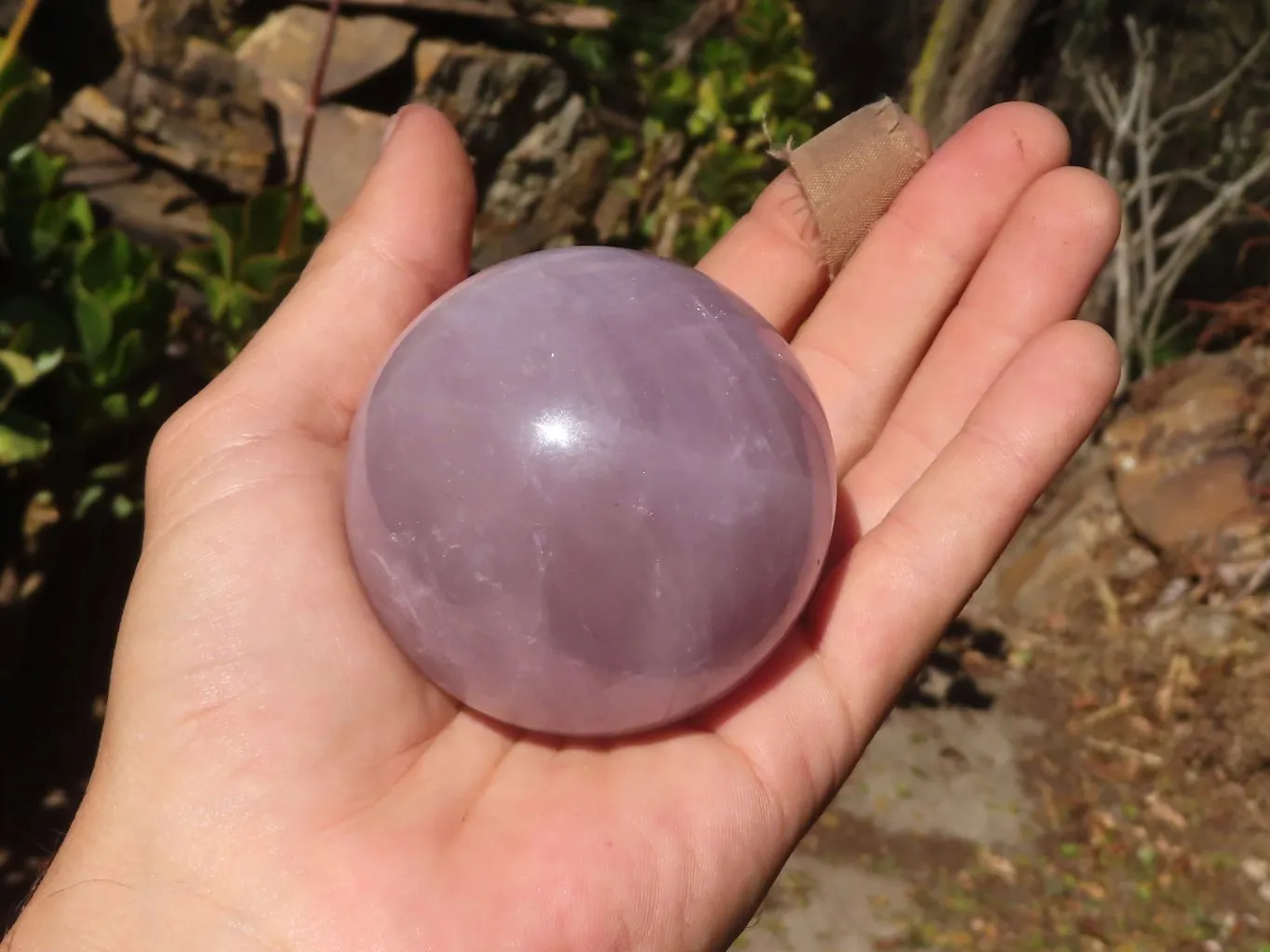 Polished Rare Blue Rose Quartz Spheres x 3 From Ambatondrazaka, Madagascar