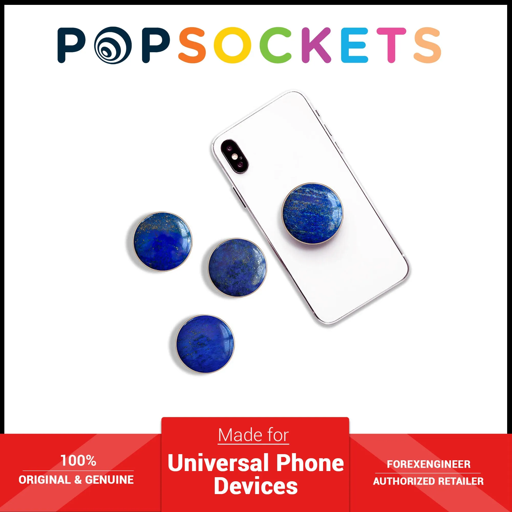 PopSockets Swappable Luxe - Genuine Lapis (Barcode: 842978158679 )