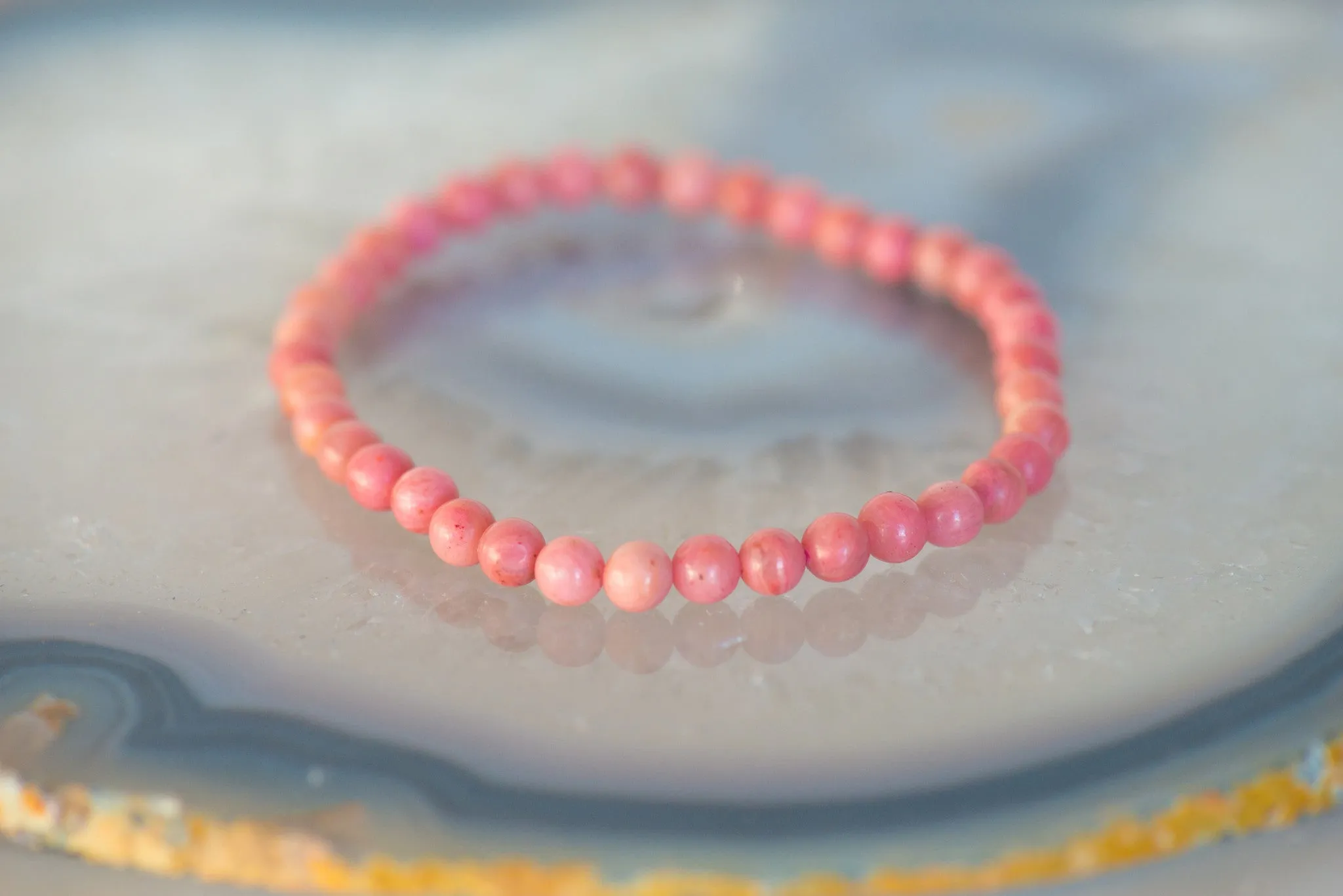 Rhodonite Dainty Bracelet