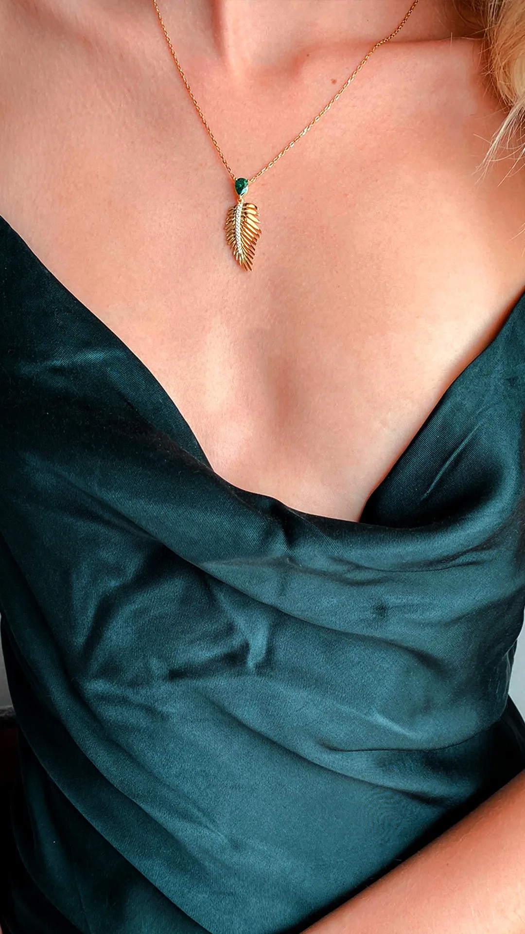 Sabal Necklace 18K Gold Vermeil