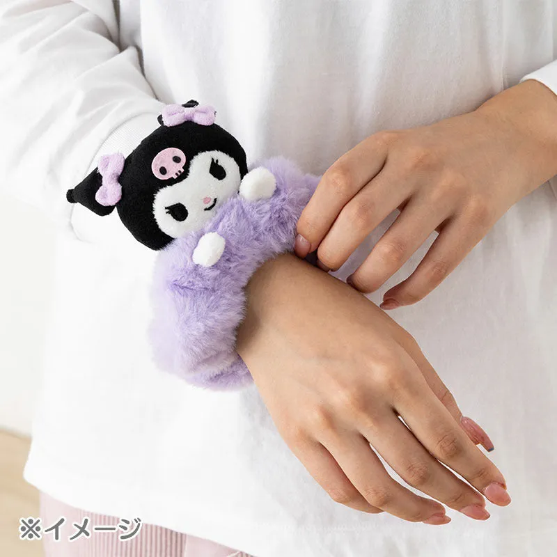 Sanrio Hangyodon fluffy hair scrunchie / bracelet