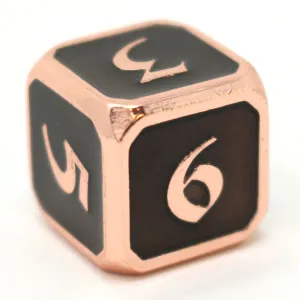 Single d6 - Mythica Copper Onyx