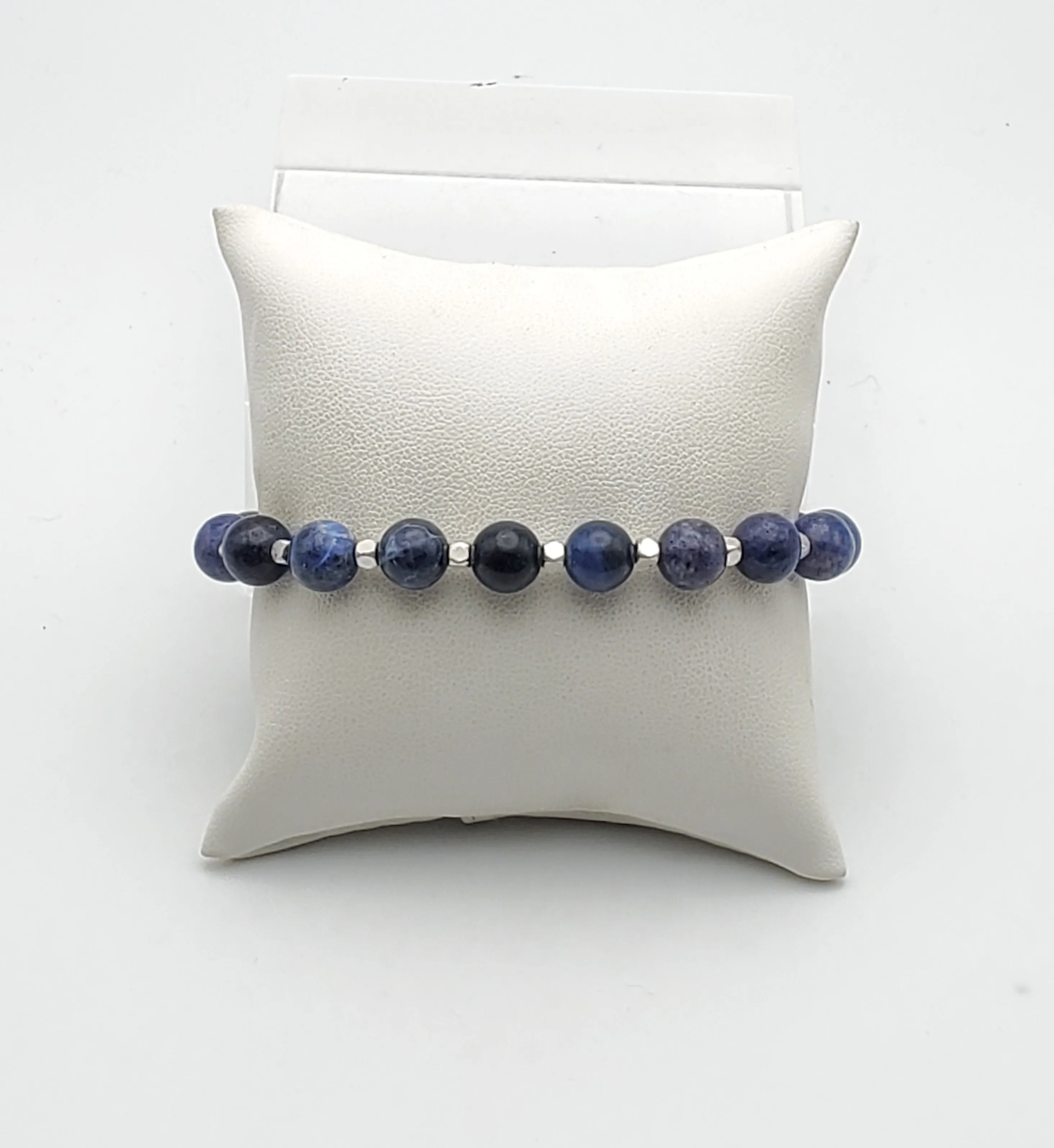 Sodalite Bead Stretch Bracelet