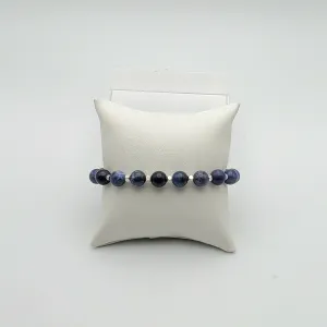 Sodalite Bead Stretch Bracelet