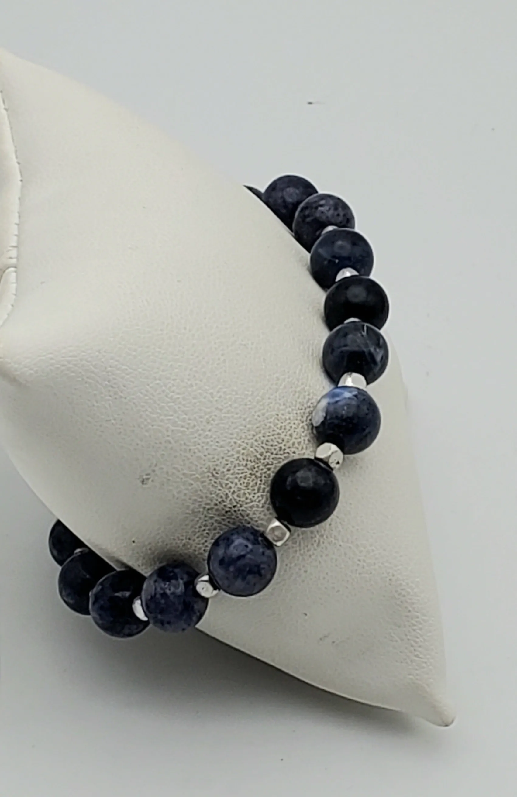 Sodalite Bead Stretch Bracelet