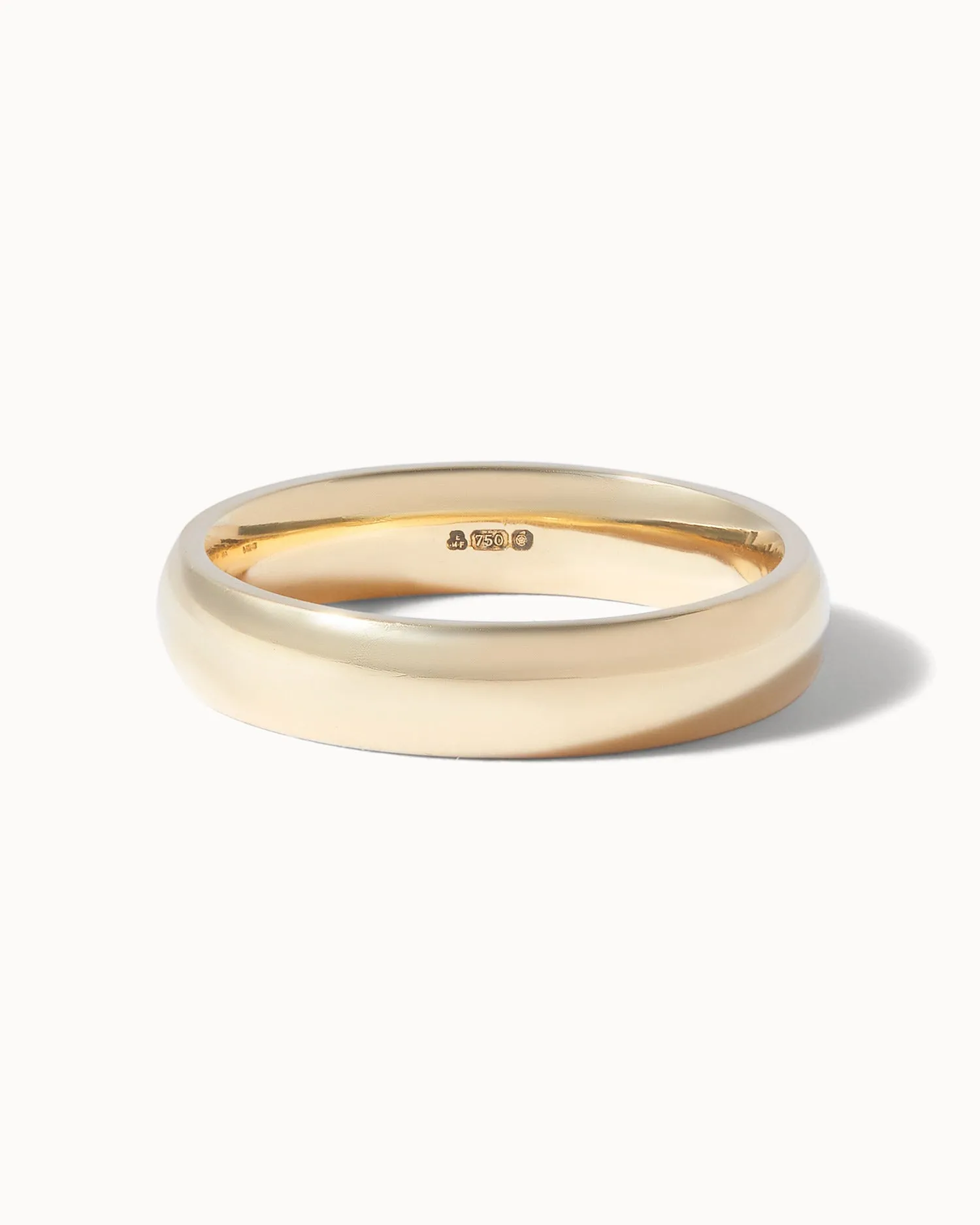 Solid 18ct Gold Classic Ring - 4mm Band