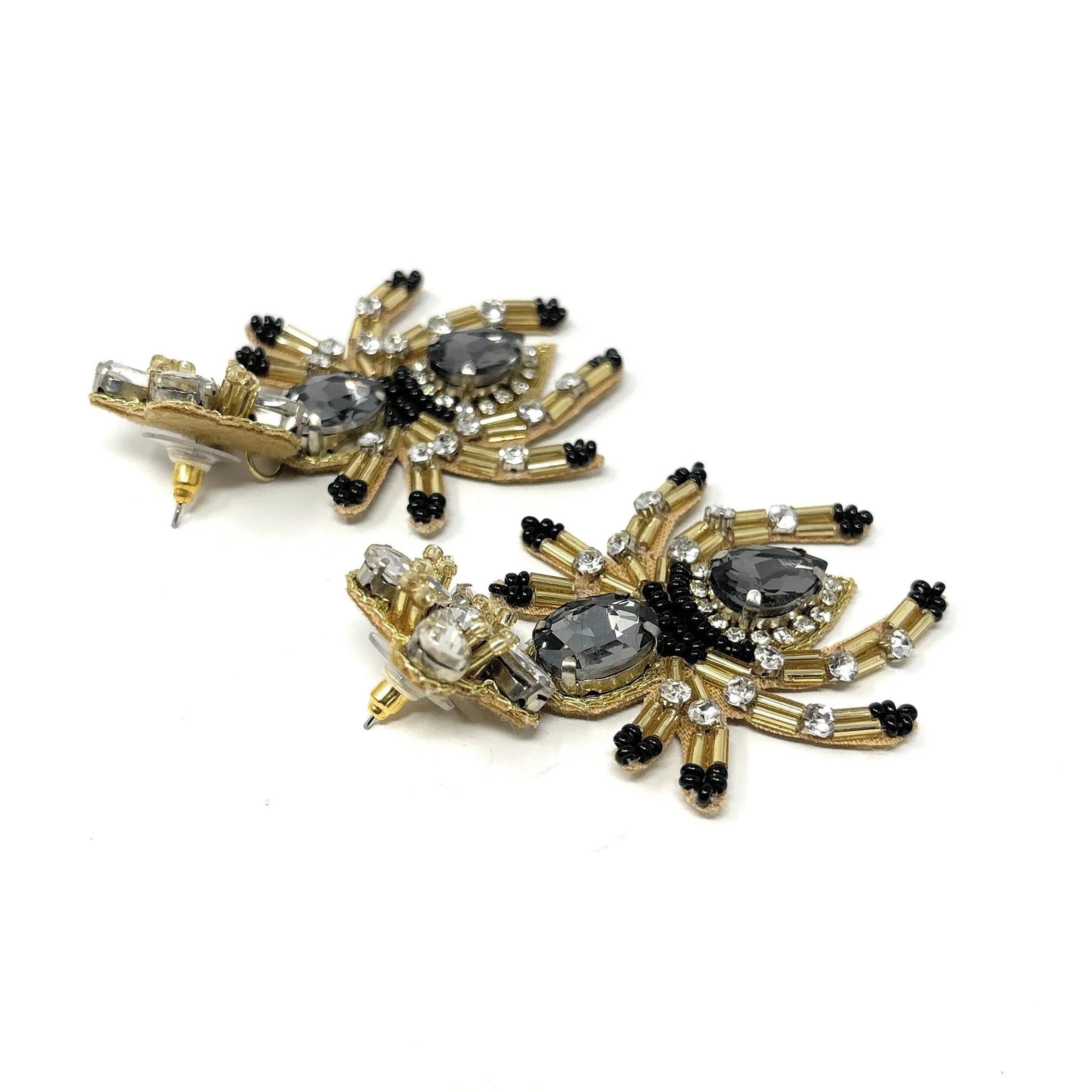 Spider Jeweled Earrings