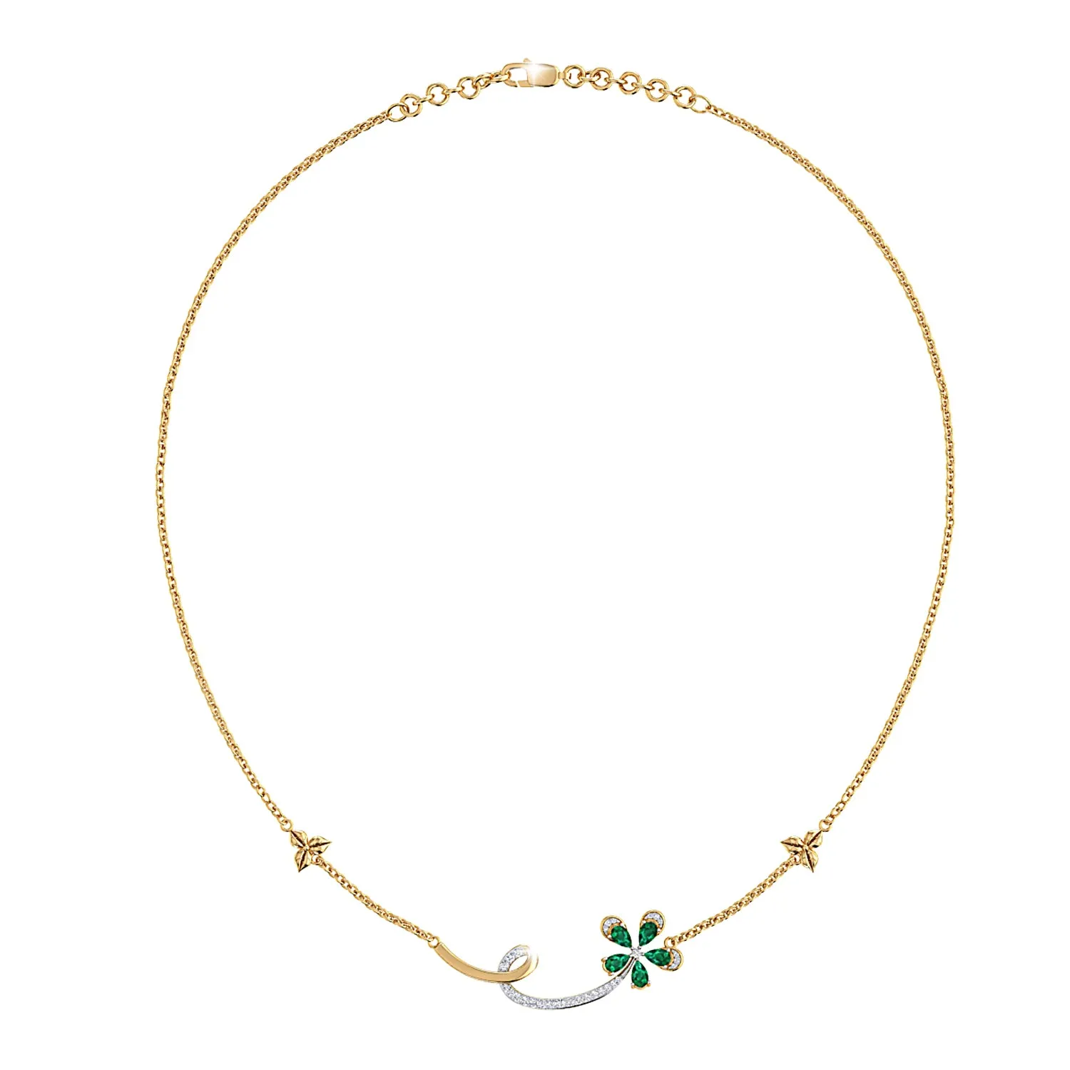 THE GREEN FLAME NECKLACE