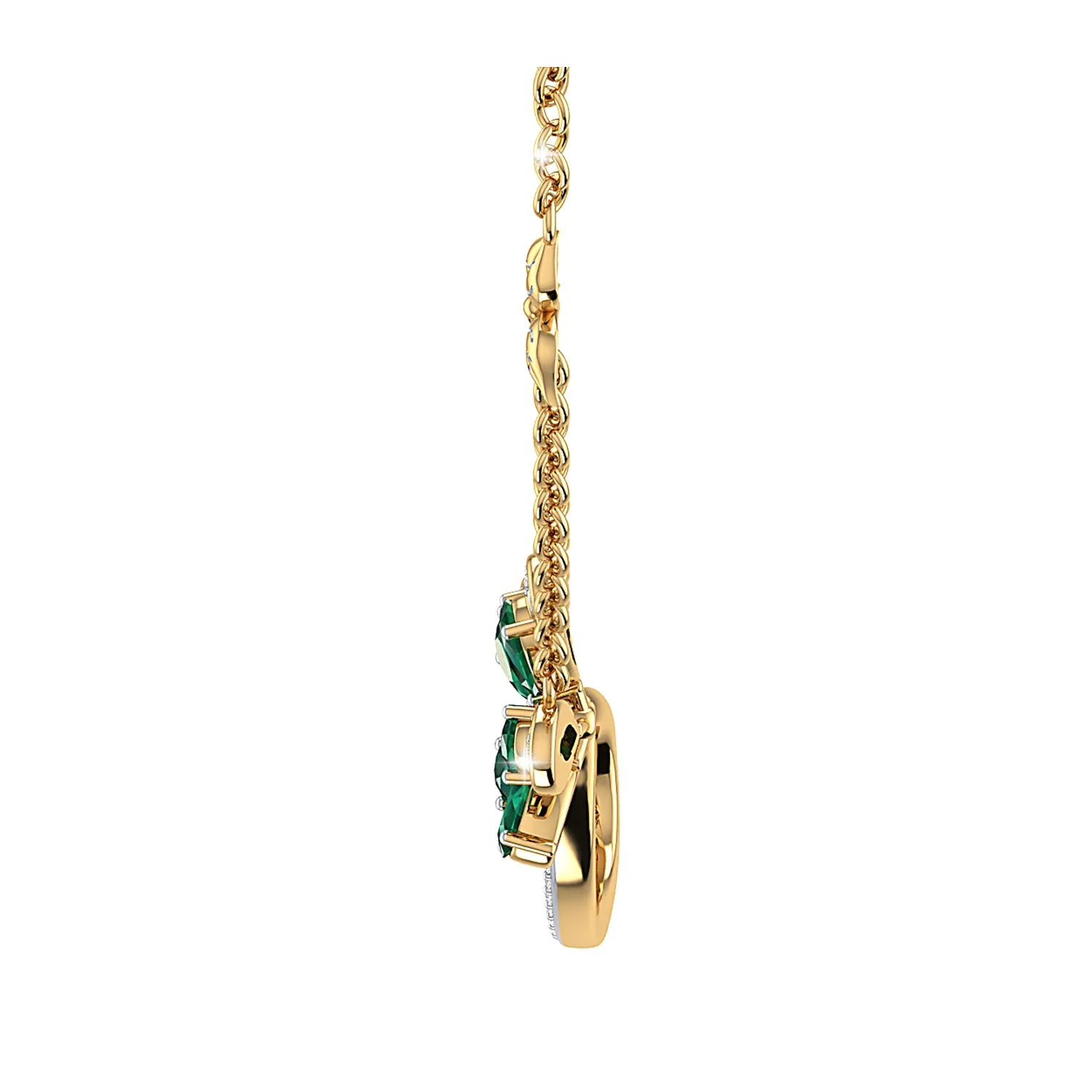 THE GREEN FLAME NECKLACE