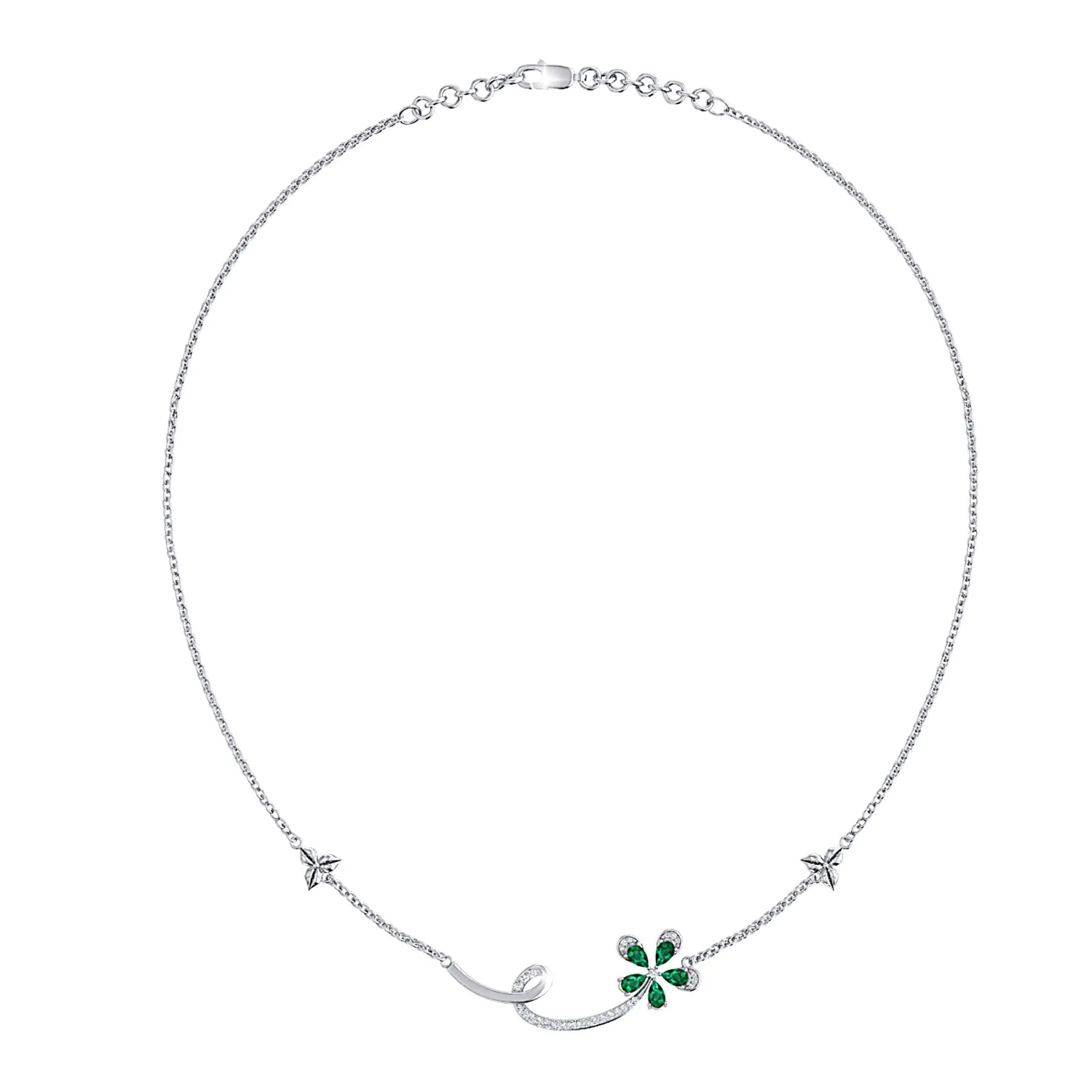 THE GREEN FLAME NECKLACE