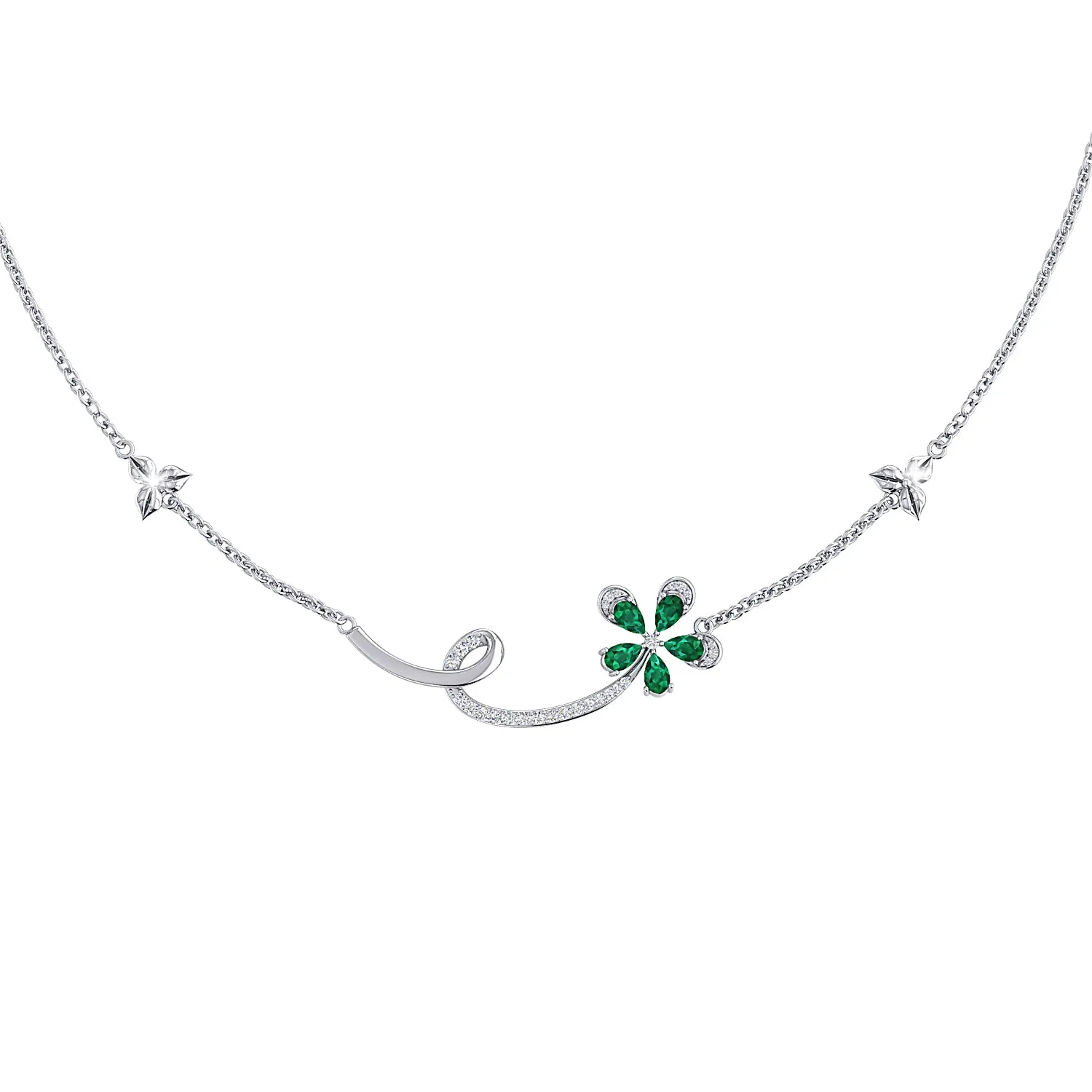 THE GREEN FLAME NECKLACE