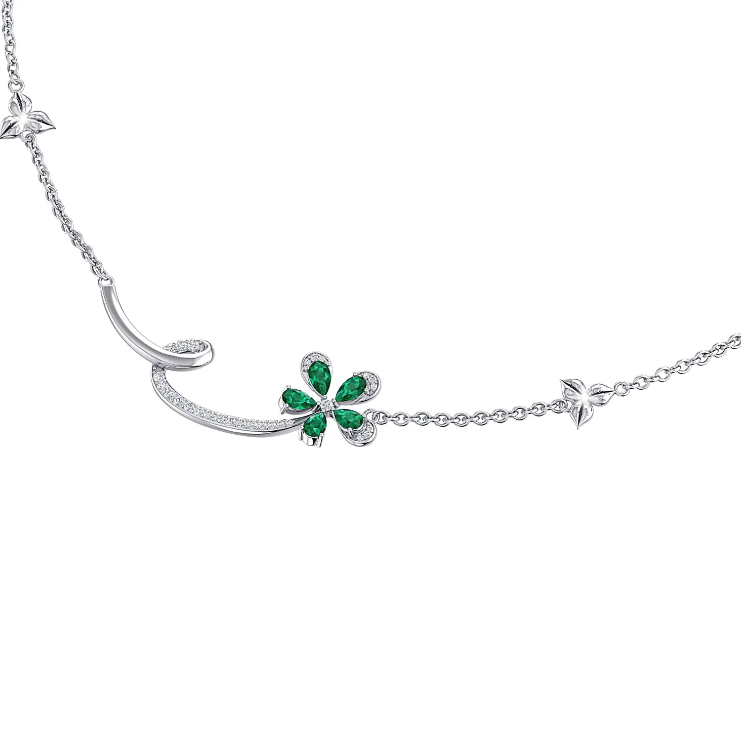 THE GREEN FLAME NECKLACE