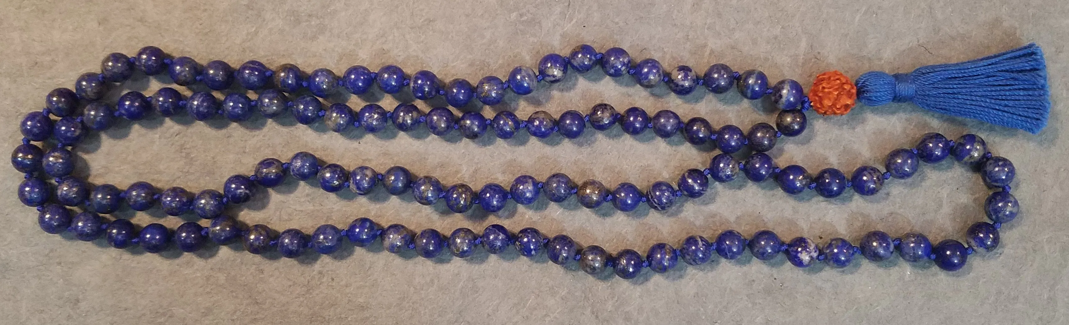 Throat Chakra Mala - Lapis