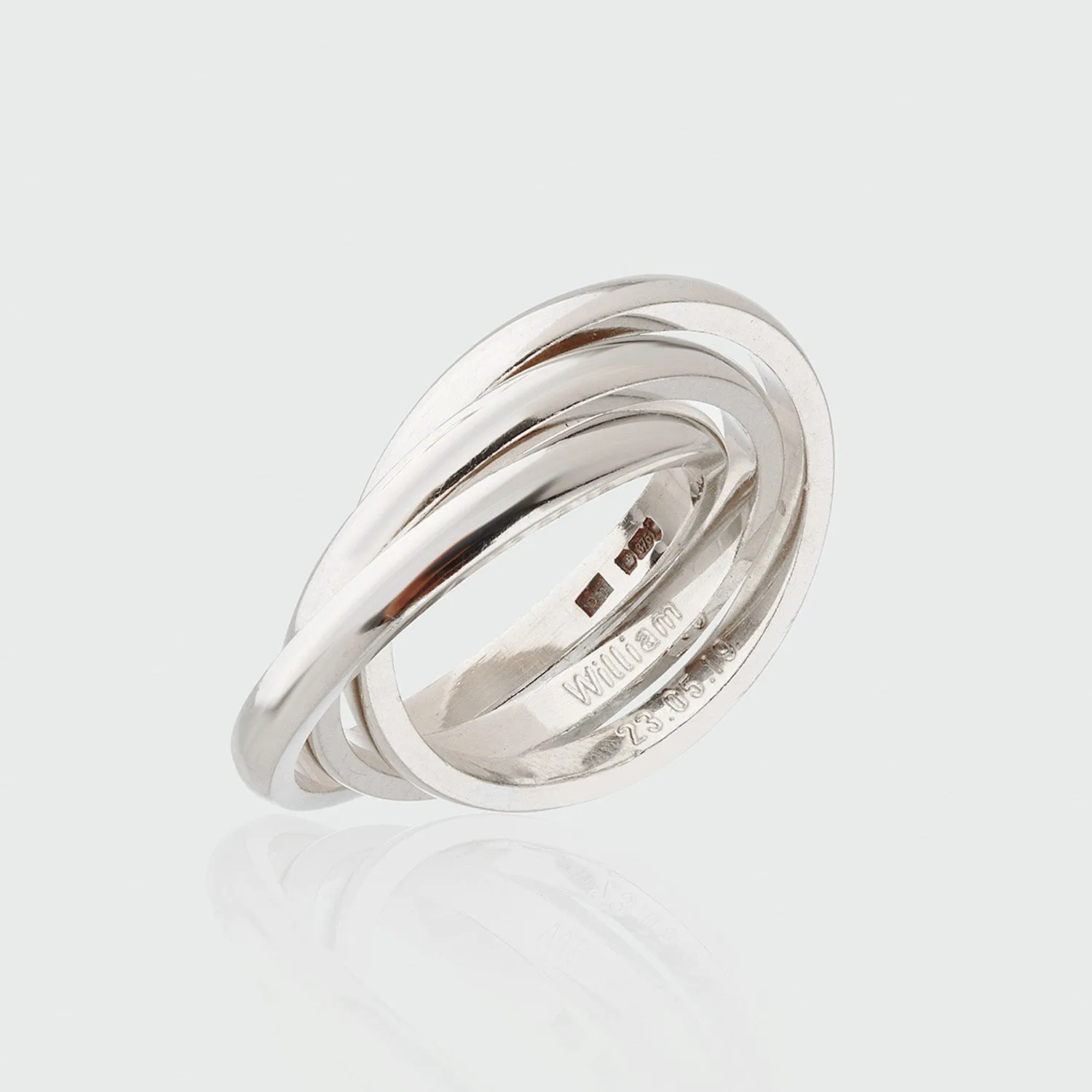 Walton White Gold Russian Wedding Ring 2mm