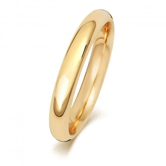 Wedding Band 9K Trad Court 3mm-1.15 Wedding  Ring W163L