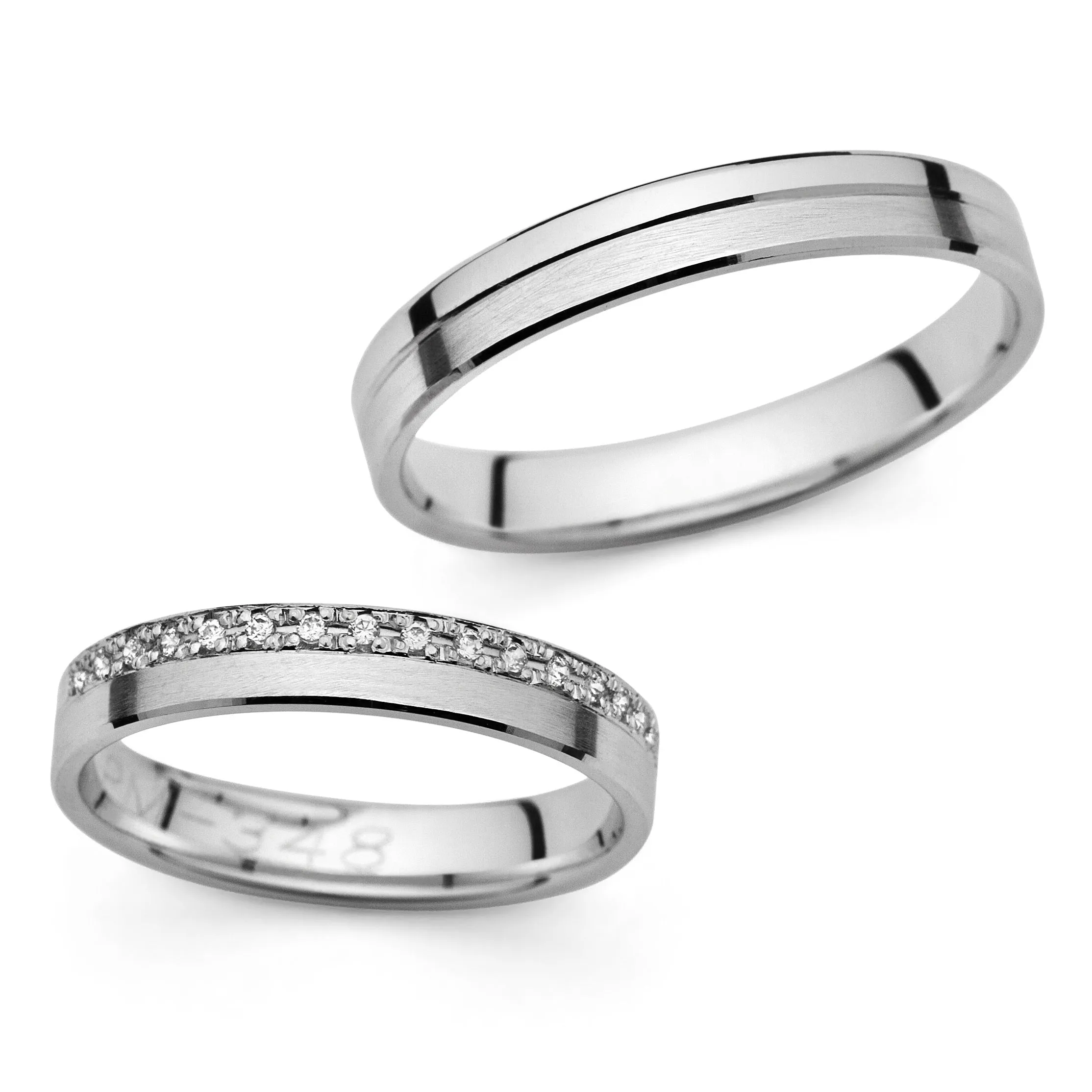 Wedding Band Set (Promise Rings) 348